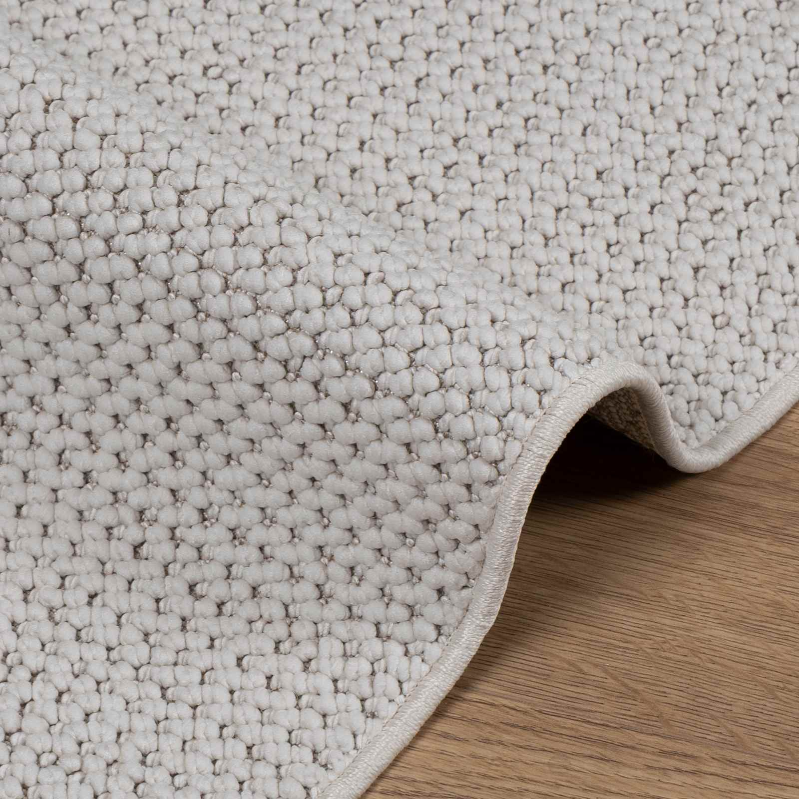 Tappeti per area Rettangolare LUGO Crema 150 x 80 cm Poliestere