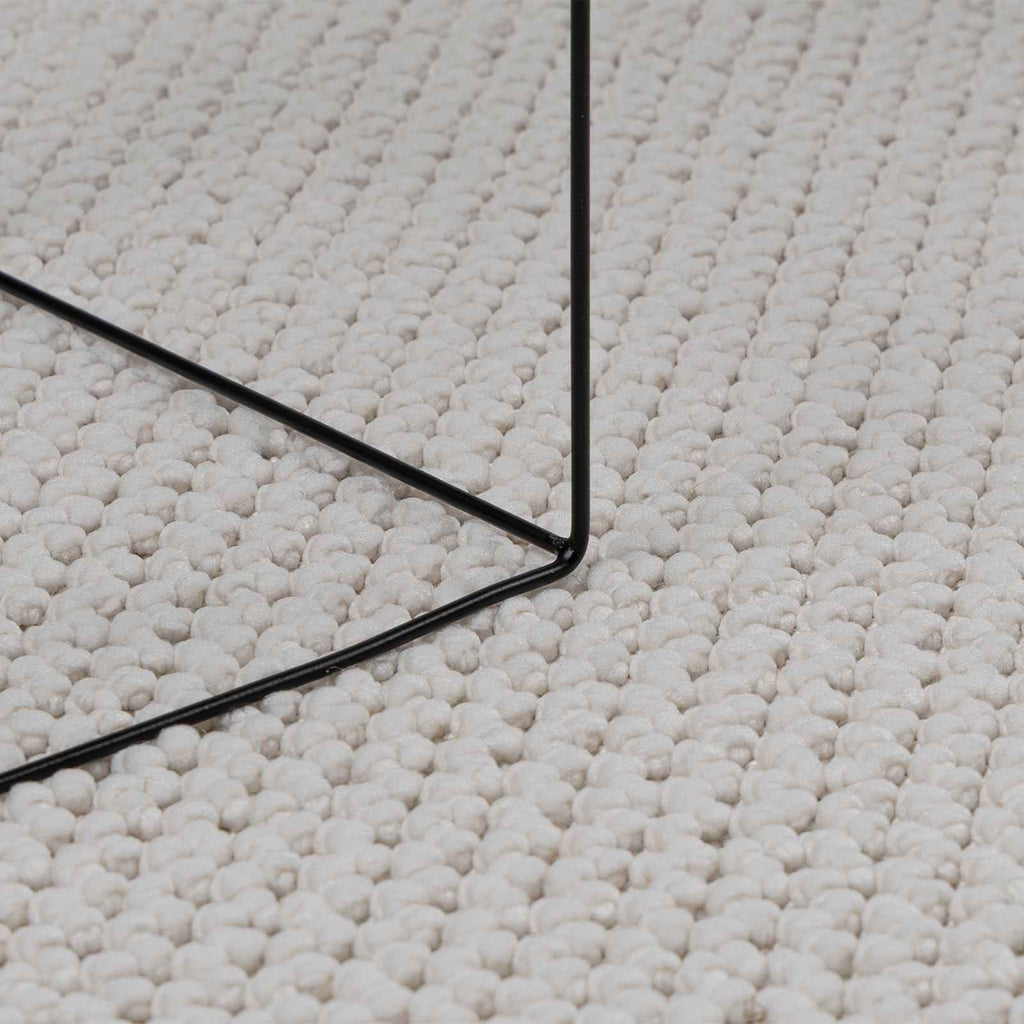 Tappeti per area Rettangolare LUGO Crema 150 x 80 cm Poliestere