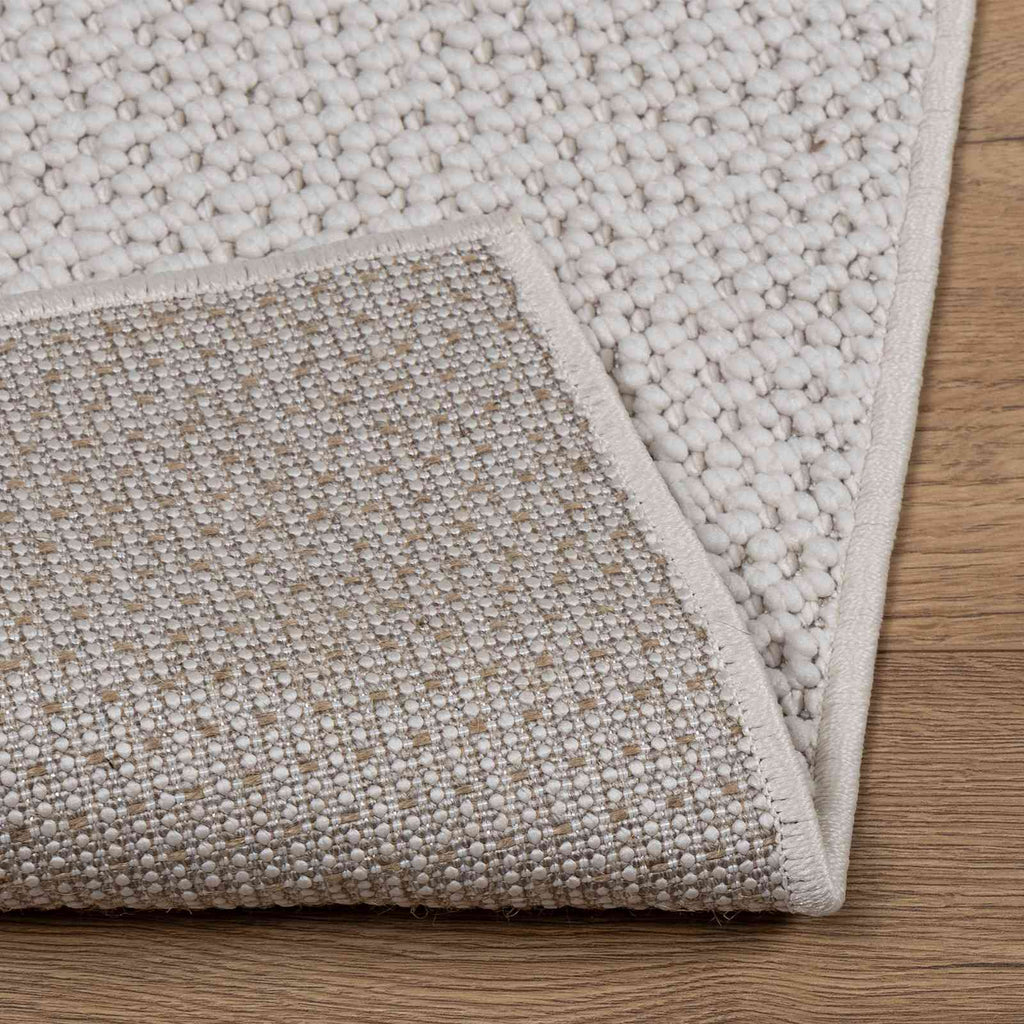 Tappeti per area Rettangolare LUGO Crema 200 x 80 cm Poliestere
