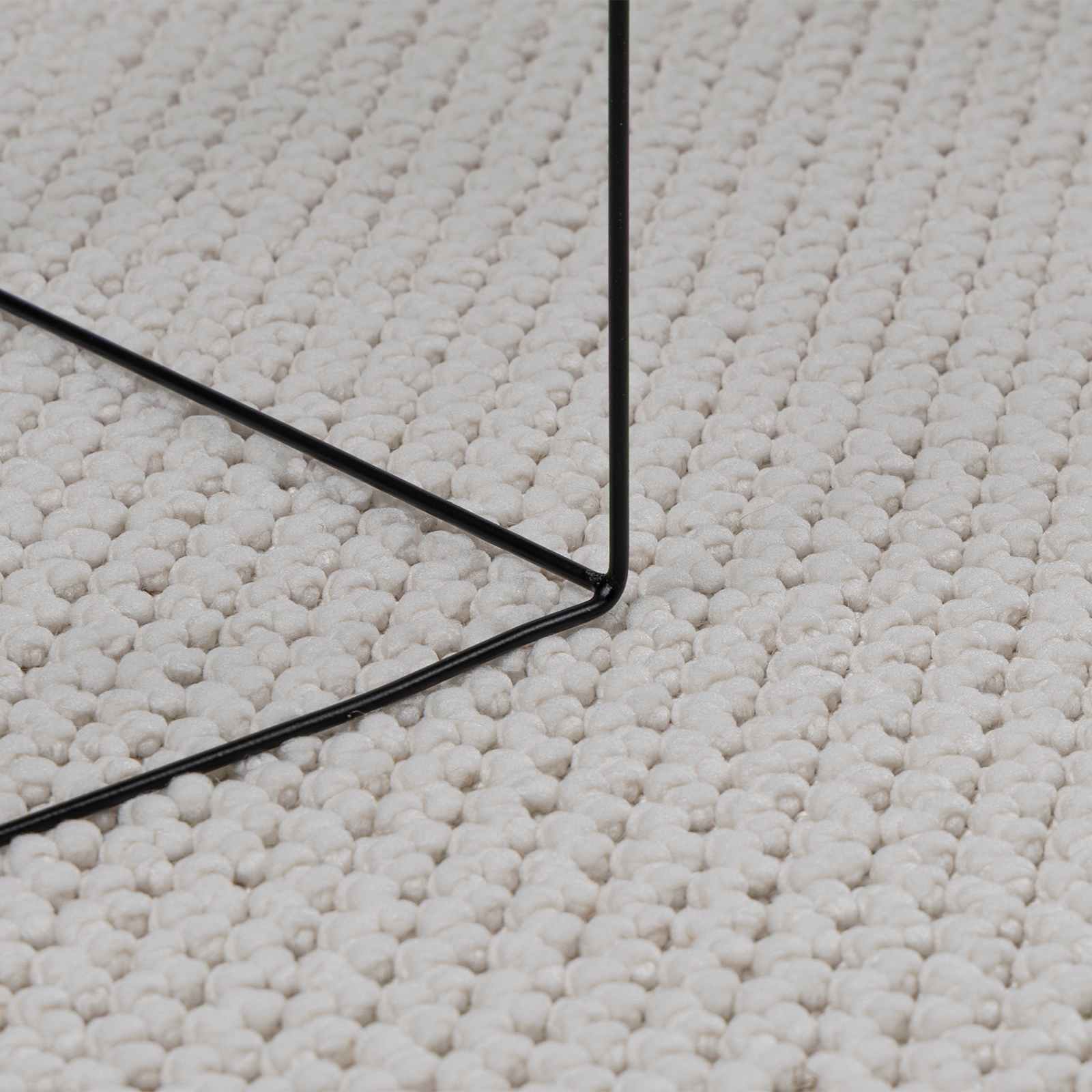Tappeti per area Rettangolare LUGO Crema 200 x 80 cm Poliestere