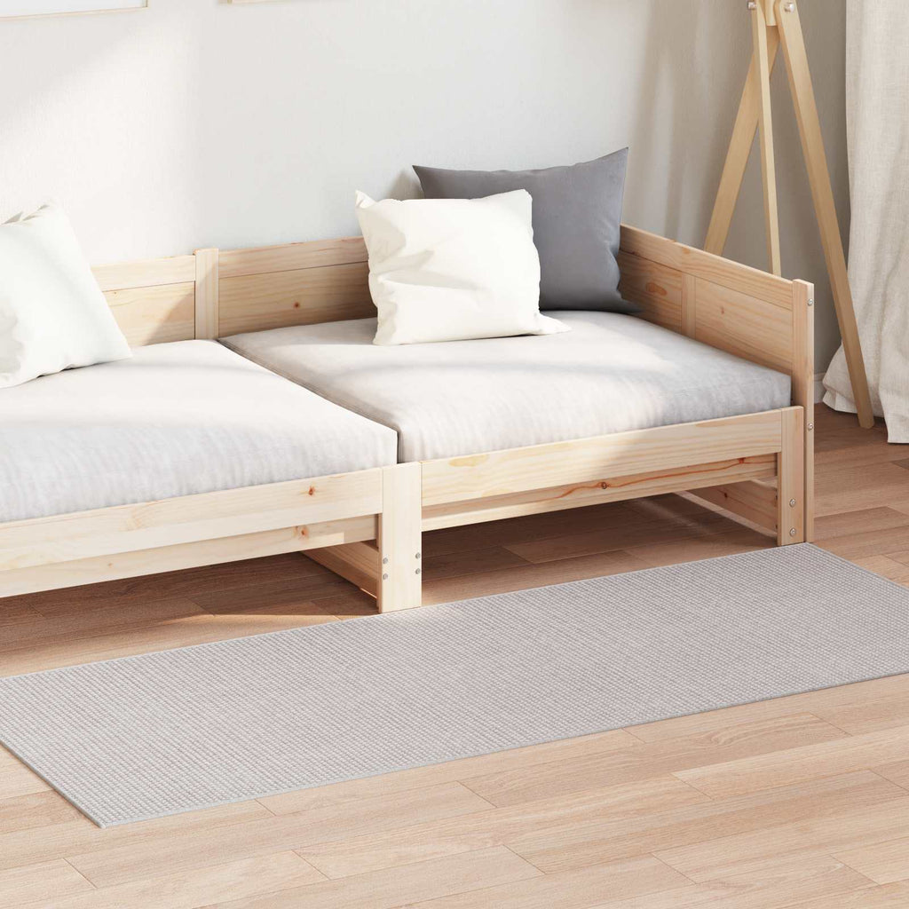Tappeti per area Rettangolare LUGO Crema 200 x 80 cm Poliestere