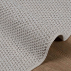 Tappeti per area Rotondo LUGO Crema Ø 120 CM Poliestere