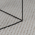 Tappeti per area Rotondo LUGO Crema Ø 160 CM Poliestere