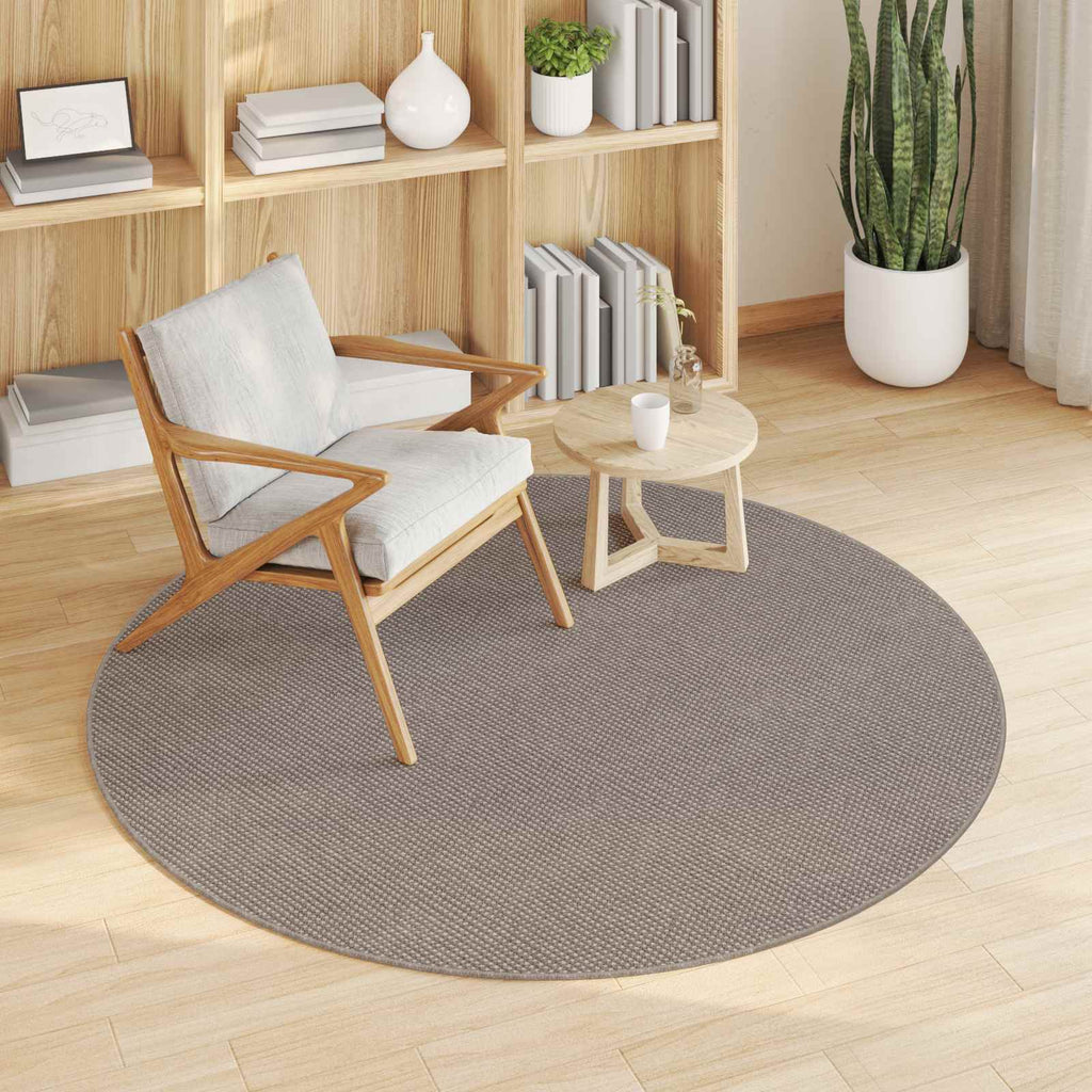 Tappeti per area Rotondo LUGO Talpa Ø 120 CM Poliestere