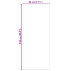 Tappeti per area LUGO Crema e Taupe 150 x 80 cm Poliestere
