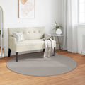 Tappeti per area Rotondo LUGO Crema e Taupe Ø 200 CM Poliestere