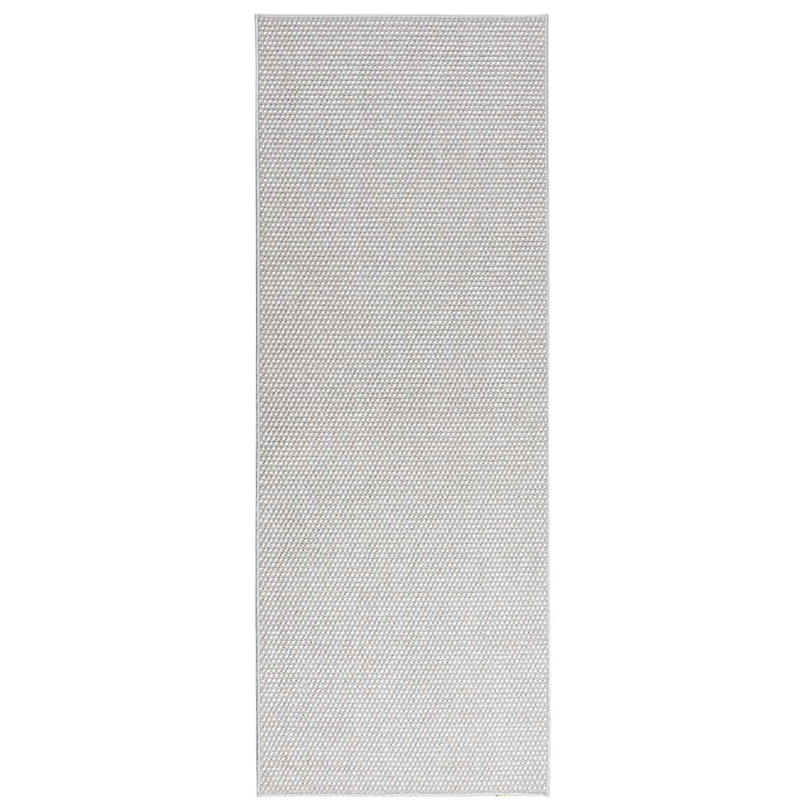 Tappeti per area LUGO Crema e Grigio 80 x 200 cm Poliestere