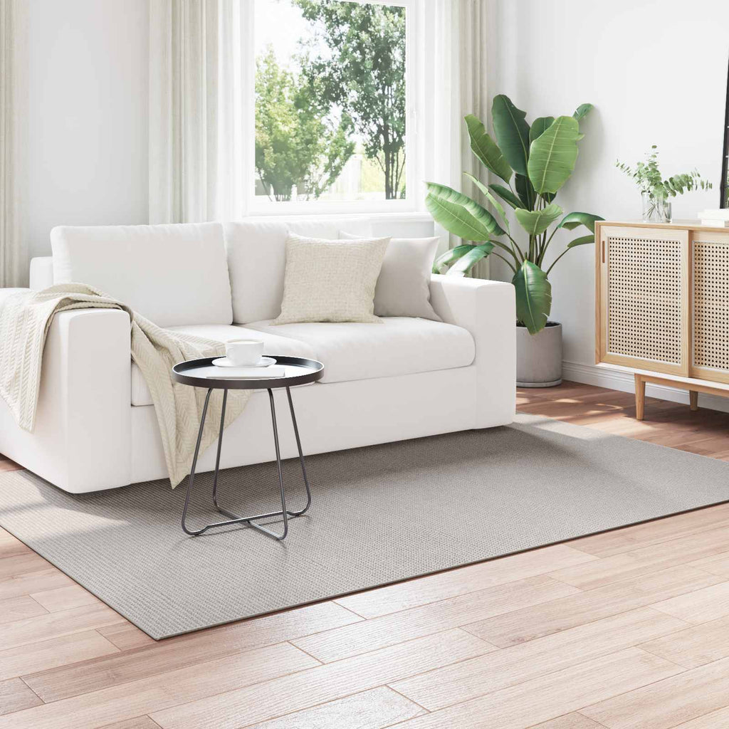 Tappeti per area LUGO Crema e Grigio 230 x 160 cm Poliestere