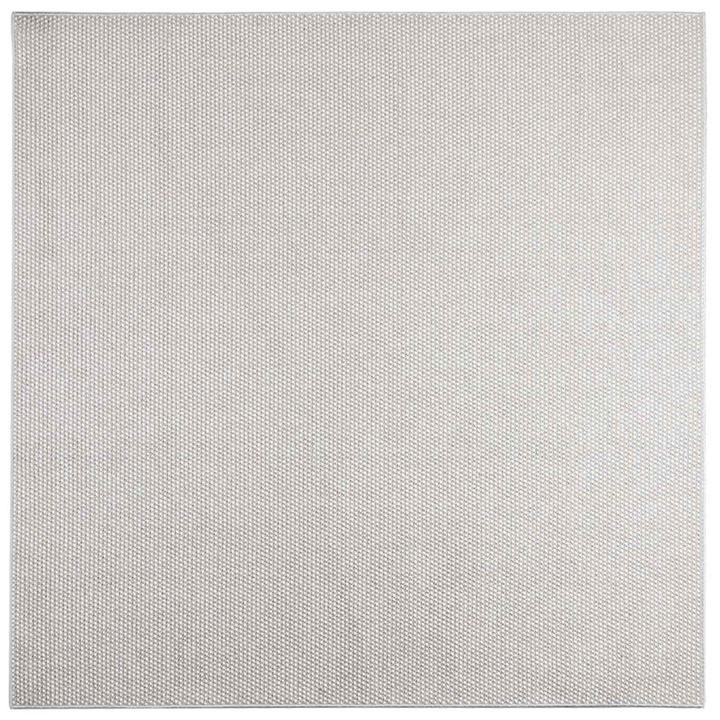 Tappeti per area LUGO Crema e Grigio 120 x 120 cm Poliestere