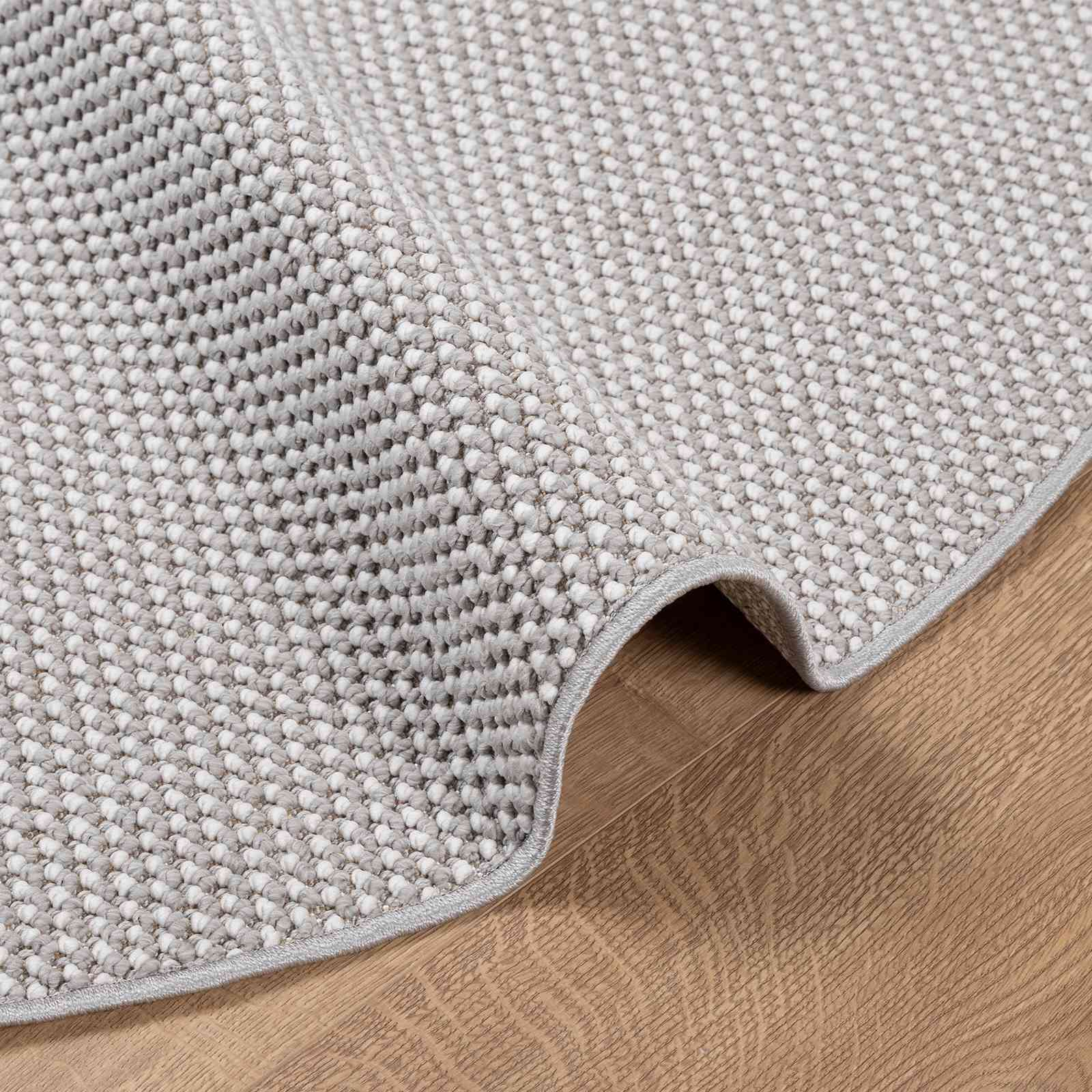 Tappeti per area Rotondo LUGO Crema e Grigio Ø 200 CM