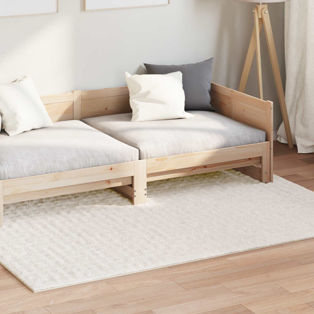Tappeti per area SIROLO Crema 200 x 140 cm Poliestere