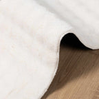Tappeti per area Quadrato SIROLO Crema 200 x 200 cm Poliestere