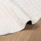 Tappeti per area Rotondo SIROLO Crema Ø 120 CM Poliestere