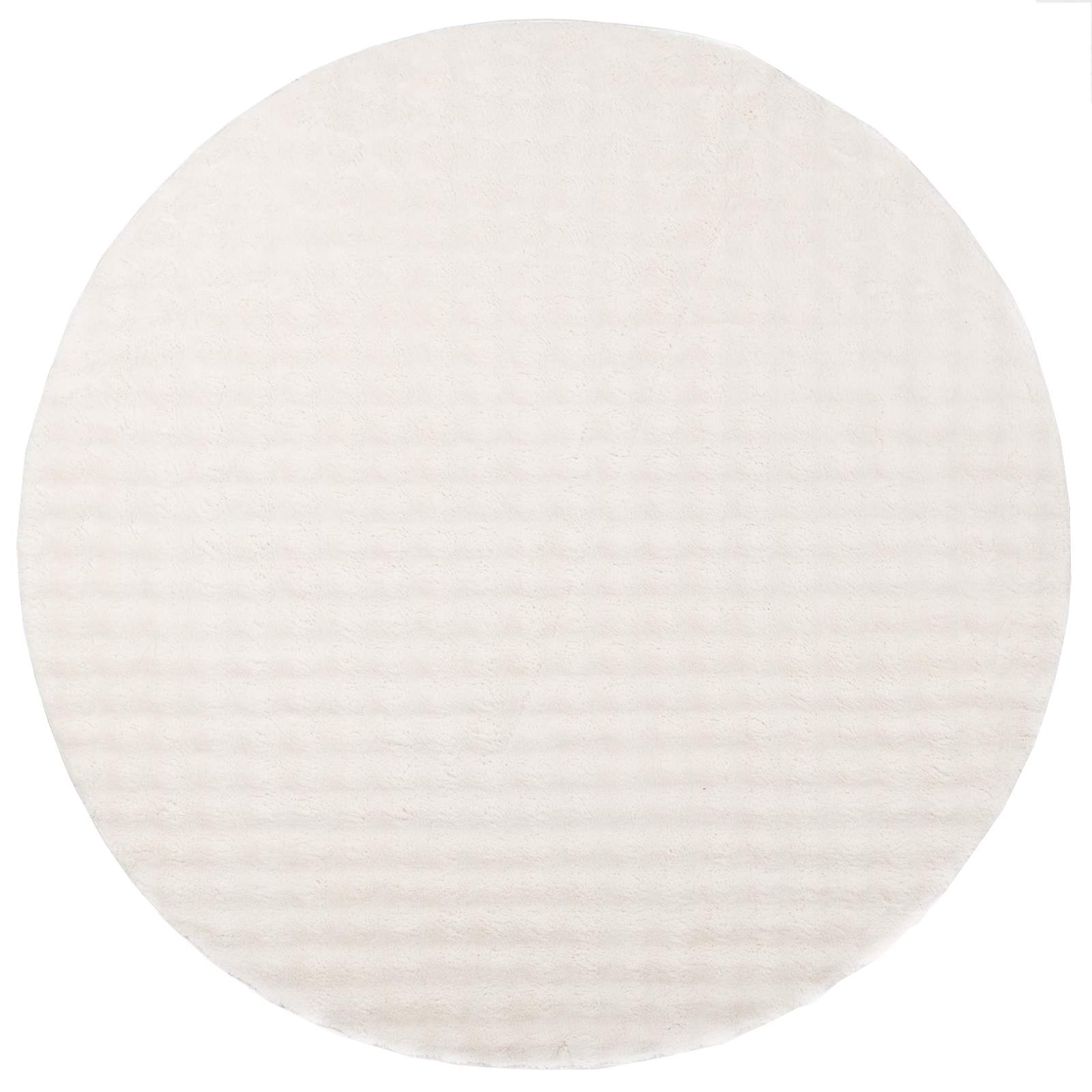Tappeti per area Rotondo SIROLO Crema Ø 200 CM Poliestere