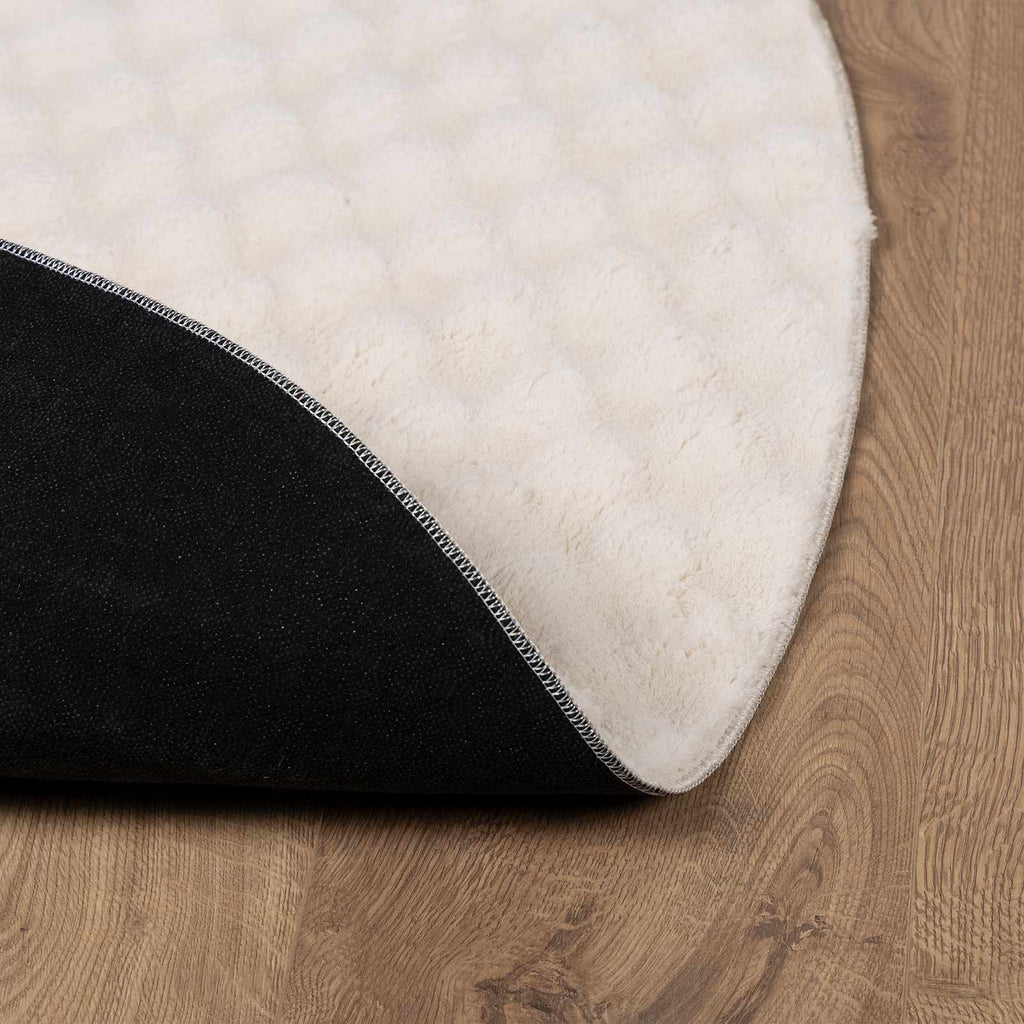 Tappeti per area Rotondo SIROLO Beige Ø 120 CM Poliestere