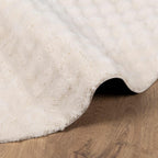 Tappeti per area Rotondo SIROLO Beige Ø 120 CM Poliestere