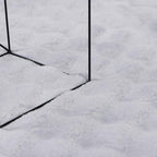 Tappeti per area Quadrato SIROLO Grigio 120 x 120 cm Poliestere