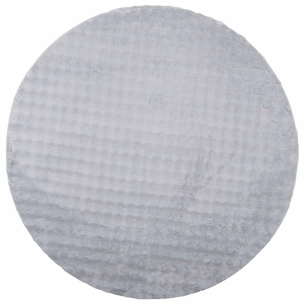 Tappeti per area Rotondo SIROLO Grigio Ø 160 CM Poliestere