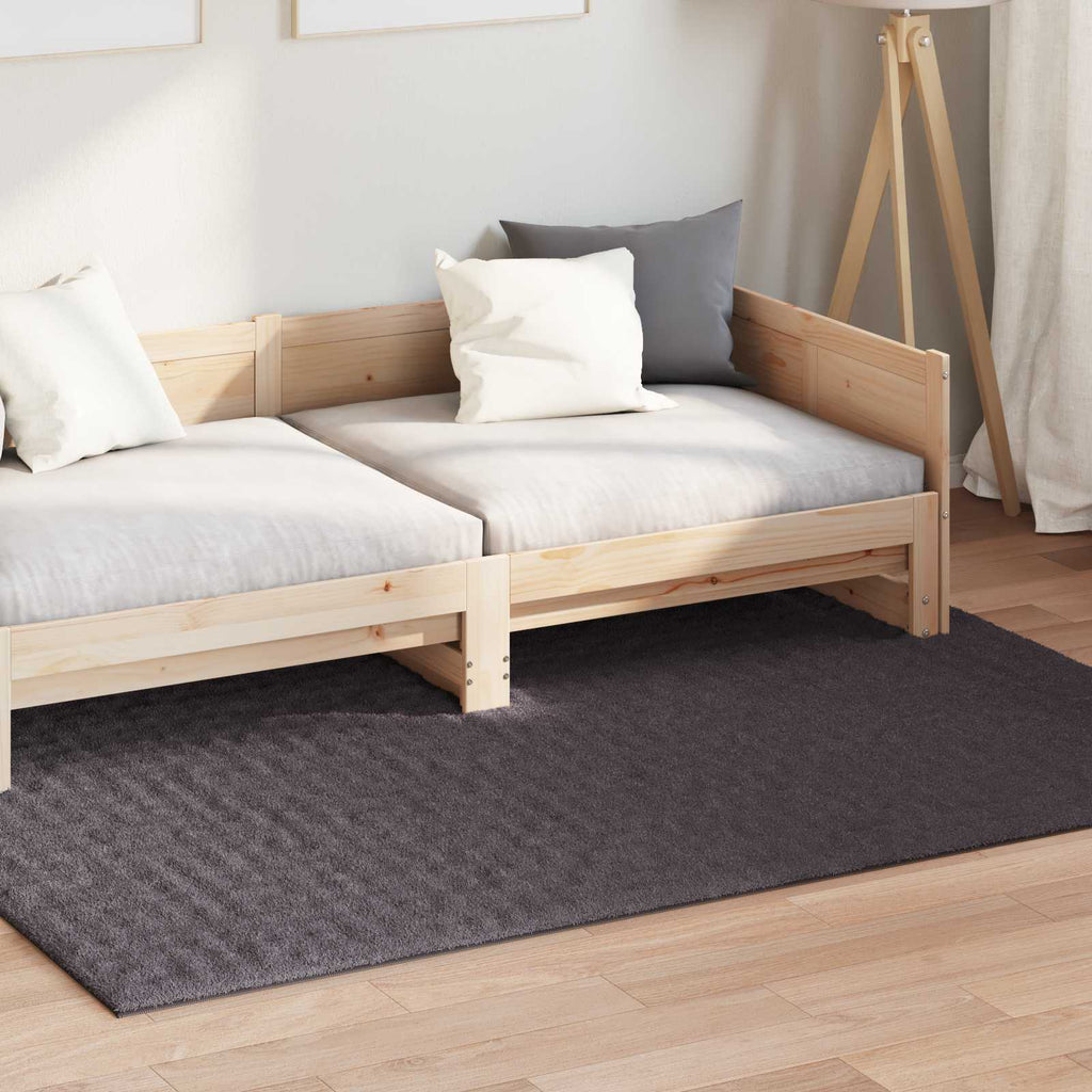Tappeti per area SIROLO Antracite 200 x 140 cm Poliestere