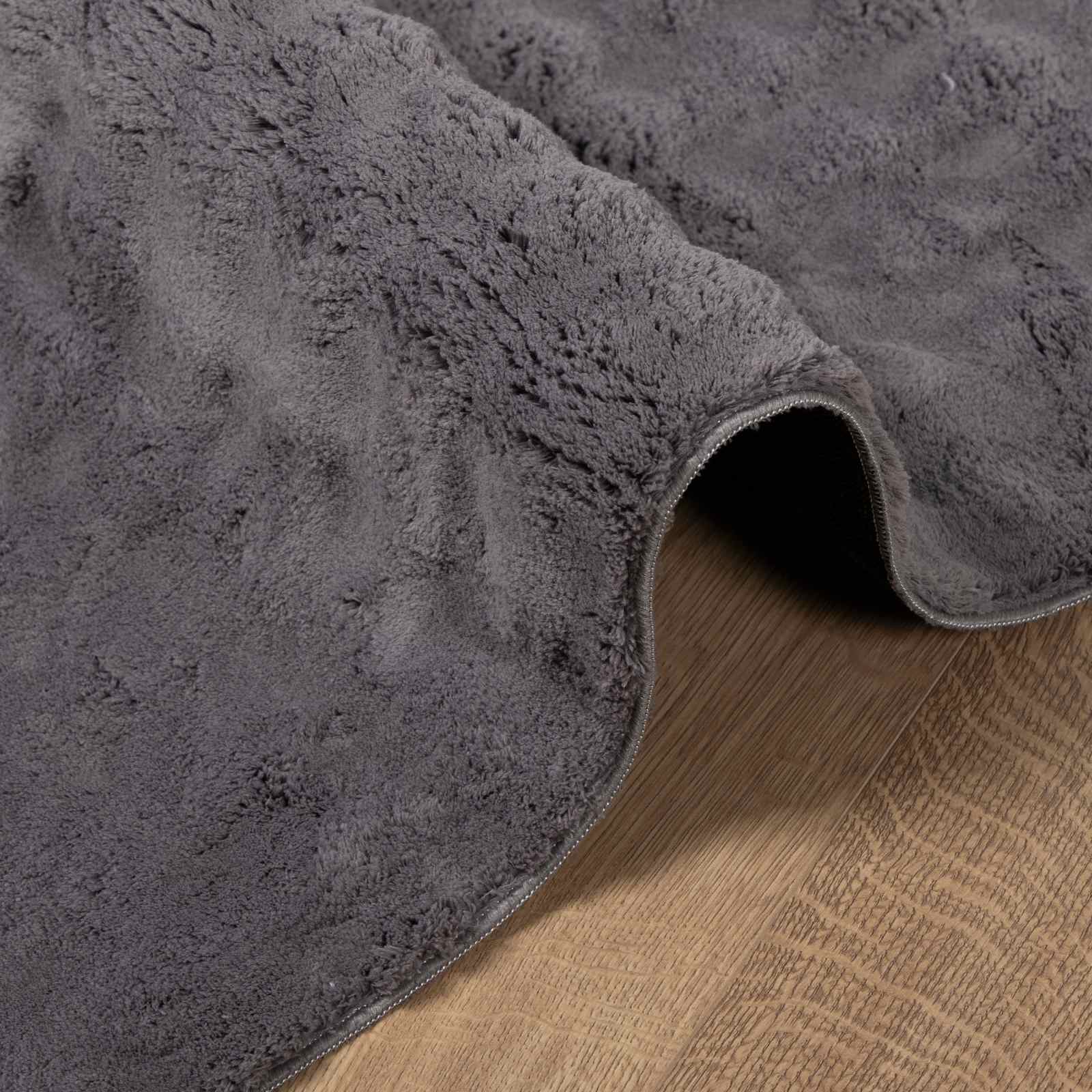 Tappeti per area SIROLO Antracite 120 x 120 cm Poliestere