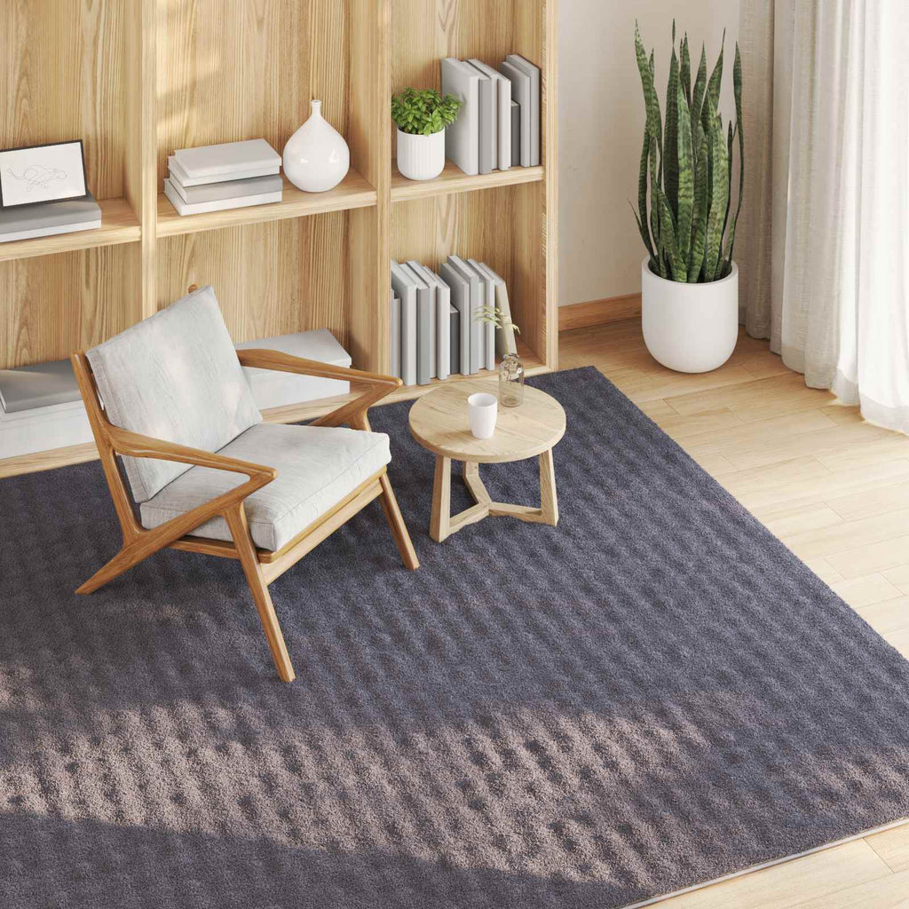 Tappeti per area SIROLO Antracite 120 x 120 cm Poliestere