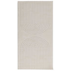 Tappeti per area GALATI Crema 150 x 80 cm Poliestere