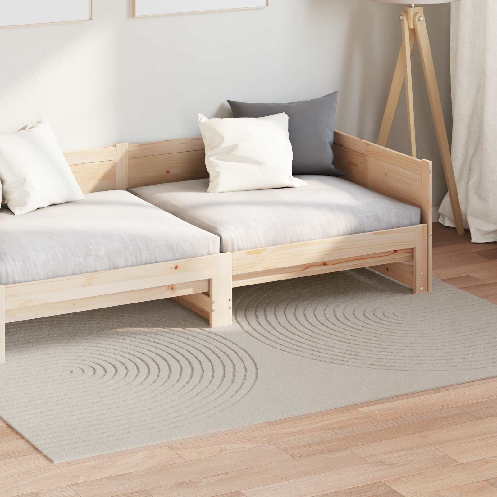 Tappeti per area GALATI Crema 200 x 140 cm Poliestere