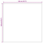 Tappeti per area Quadrato GALATI Crema 120 x 120 cm Poliestere