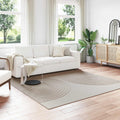 Tappeti per area Quadrato GALATI Crema 240 x 240 cm Poliestere