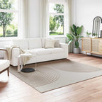 Tappeti per area Quadrato GALATI Crema 240 x 240 cm Poliestere