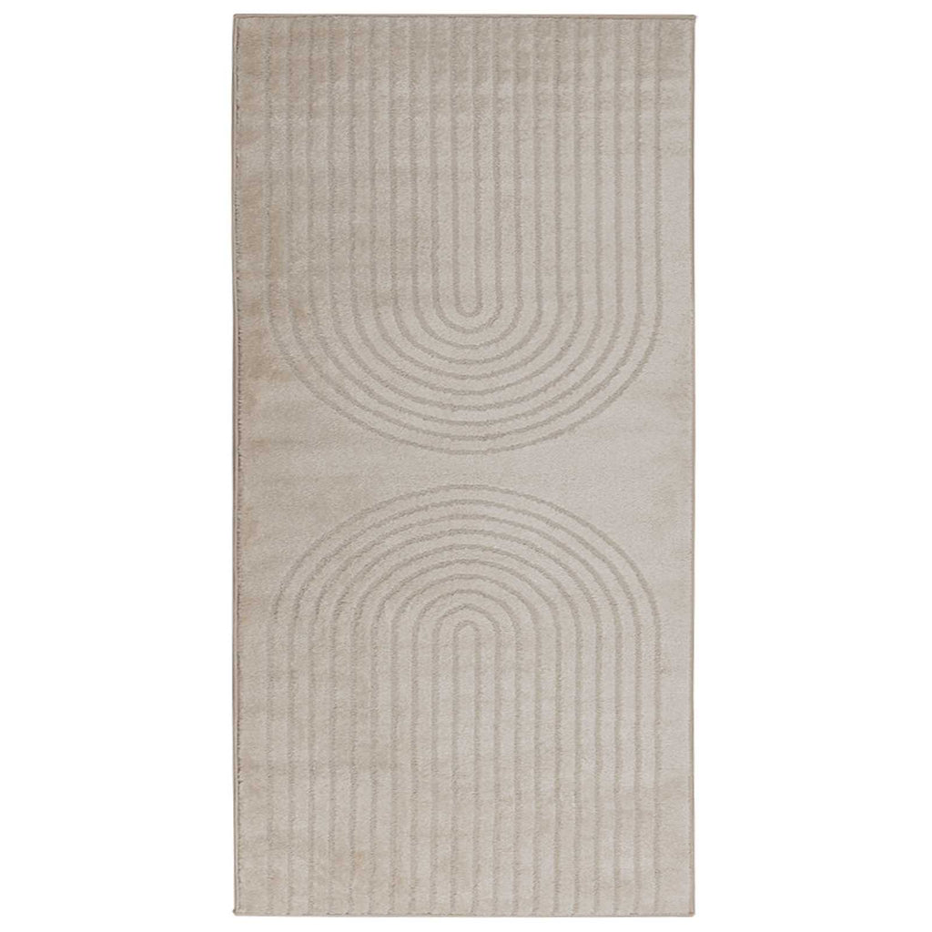Tappeti per area GALATI Beige 150 x 80 cm Poliestere
