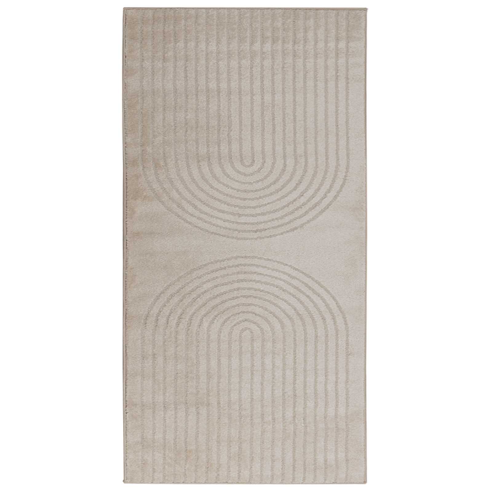 Tappeti per area GALATI Beige 150 x 80 cm Poliestere
