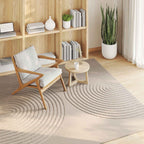 Tappeti per area Quadrato GALATI Beige 120 x 120 cm Poliestere