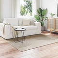 Tappeti per area Quadrato GALATI Beige 200 x 200 cm Poliestere