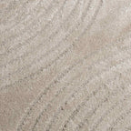 Tappeti per area Rotondo GALATI Beige Ø 160 CM Poliestere