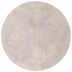 Tappeti per area Rotondo GALATI Beige Ø 160 CM Poliestere
