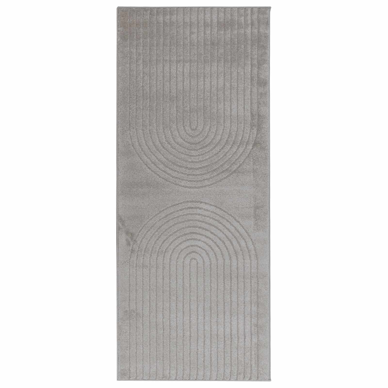 Tappeti per area GALATI Grigio 200 x 80 cm Poliestere
