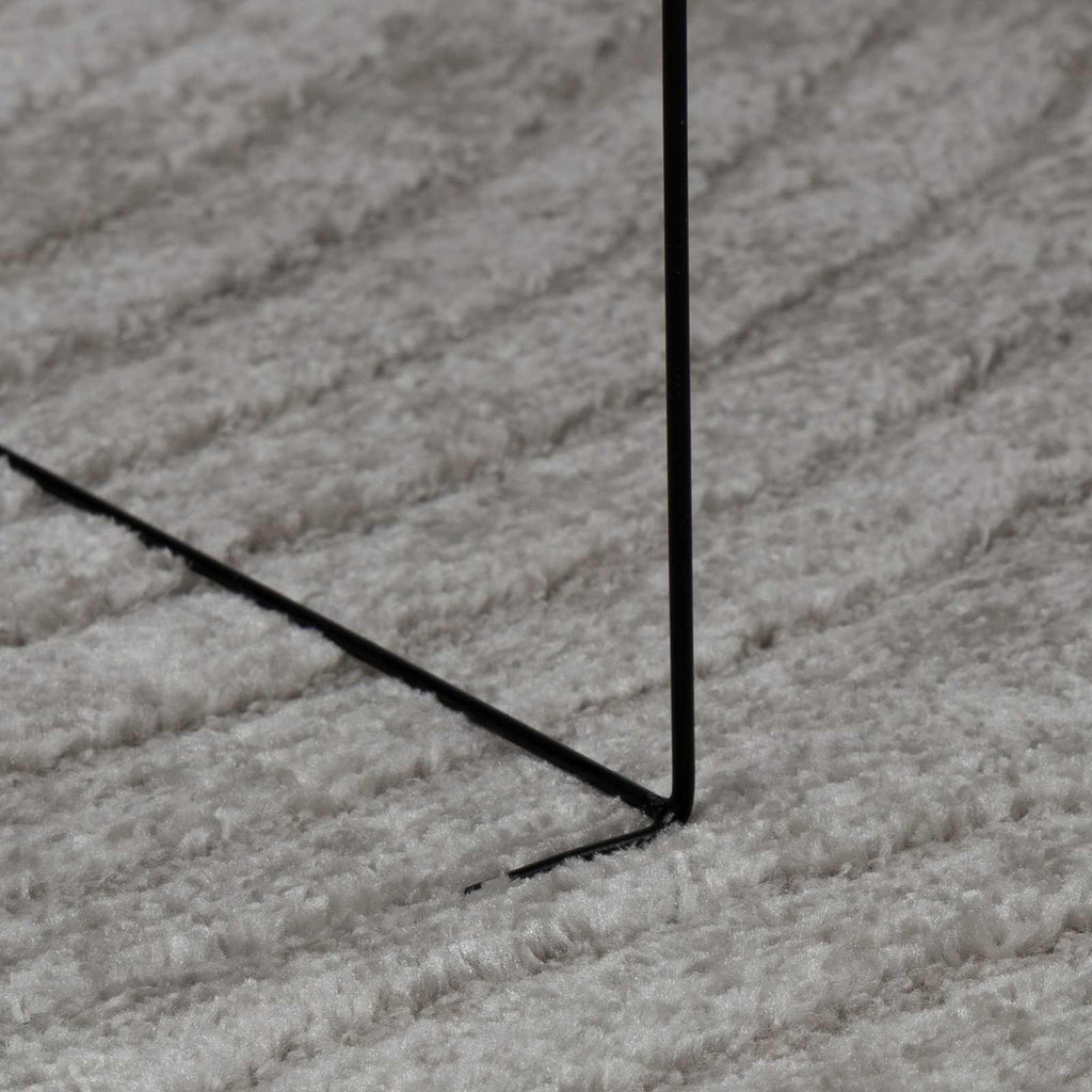 Tappeti per area Quadrato GALATI Grigio 120 x 120 cm Poliestere