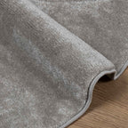 Tappeti per area Rotondo GALATI Grigio Ø 120 CM Poliestere