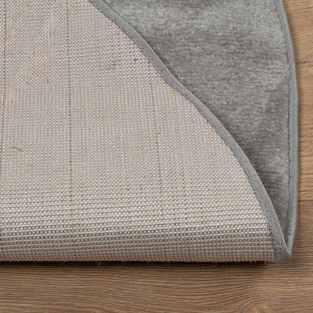 Tappeti per area Rotondo GALATI Grigio Ø 160 CM Poliestere