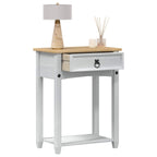 Tavolo Consolle Bianco 55 x 35 x 73 cm Pino massello