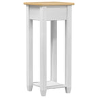 Supporto per piante Bianco 30 x 30 x 73 cm Pino massello