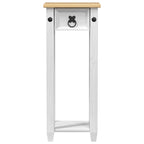 Supporto per piante Bianco 30 x 30 x 73 cm Pino massello