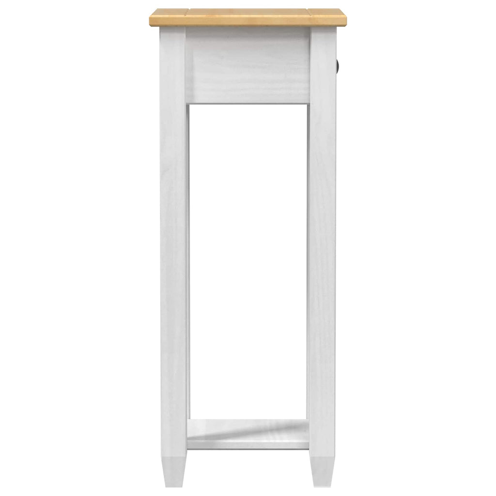 Supporto per piante Bianco 30 x 30 x 73 cm Pino massello