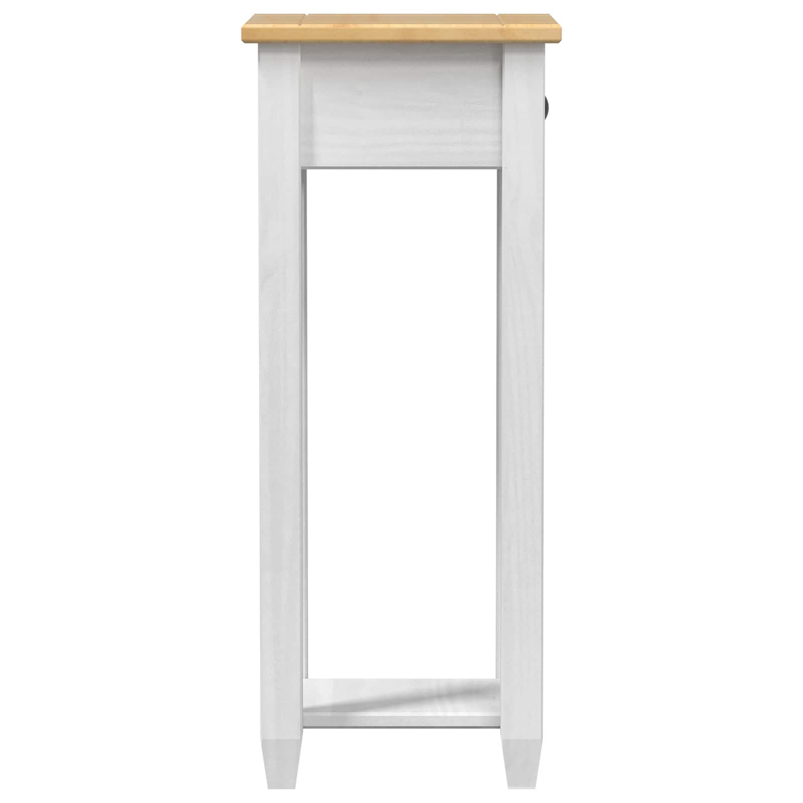 Supporto per piante Bianco 30 x 30 x 73 cm Pino massello