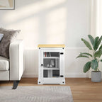 Mobile HiFi Bianco 60 x 50 x 82 cm Pino massello