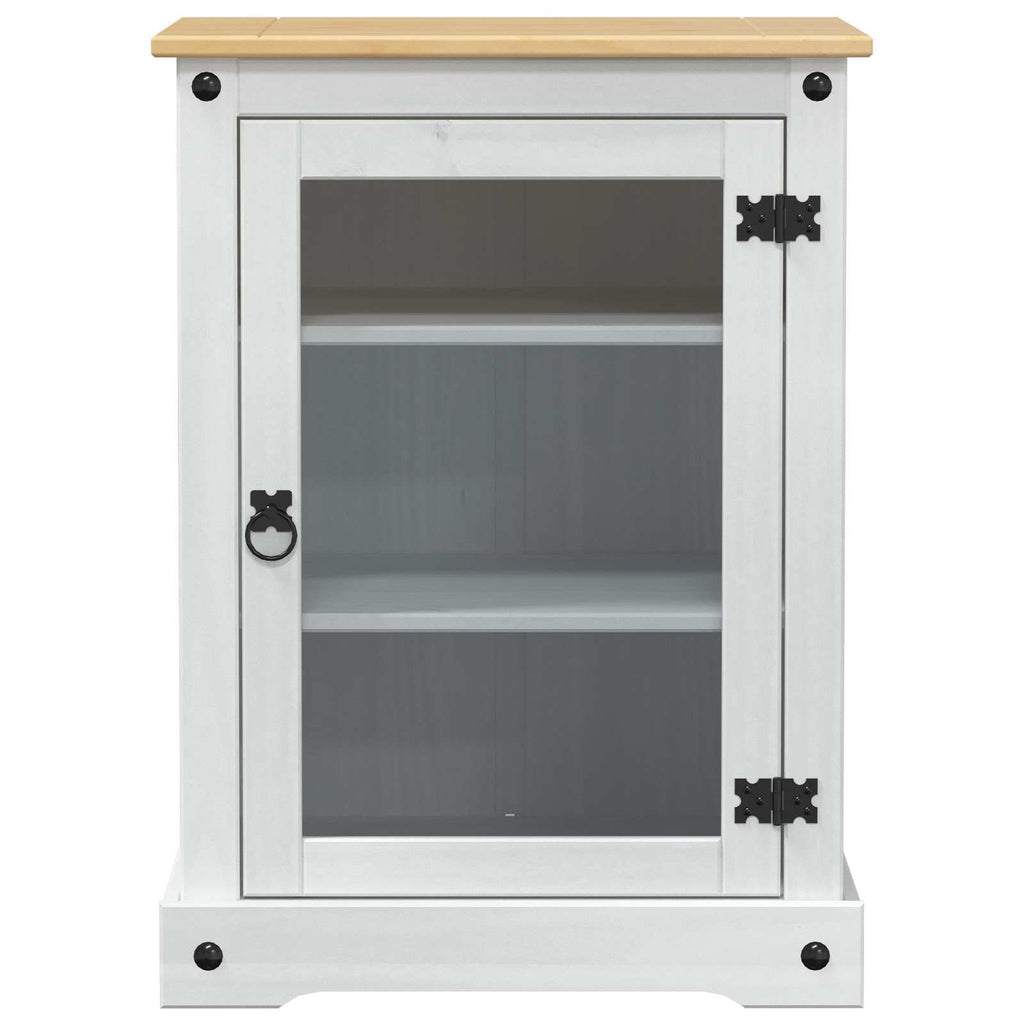 Mobile HiFi Bianco 60 x 50 x 82 cm Pino massello