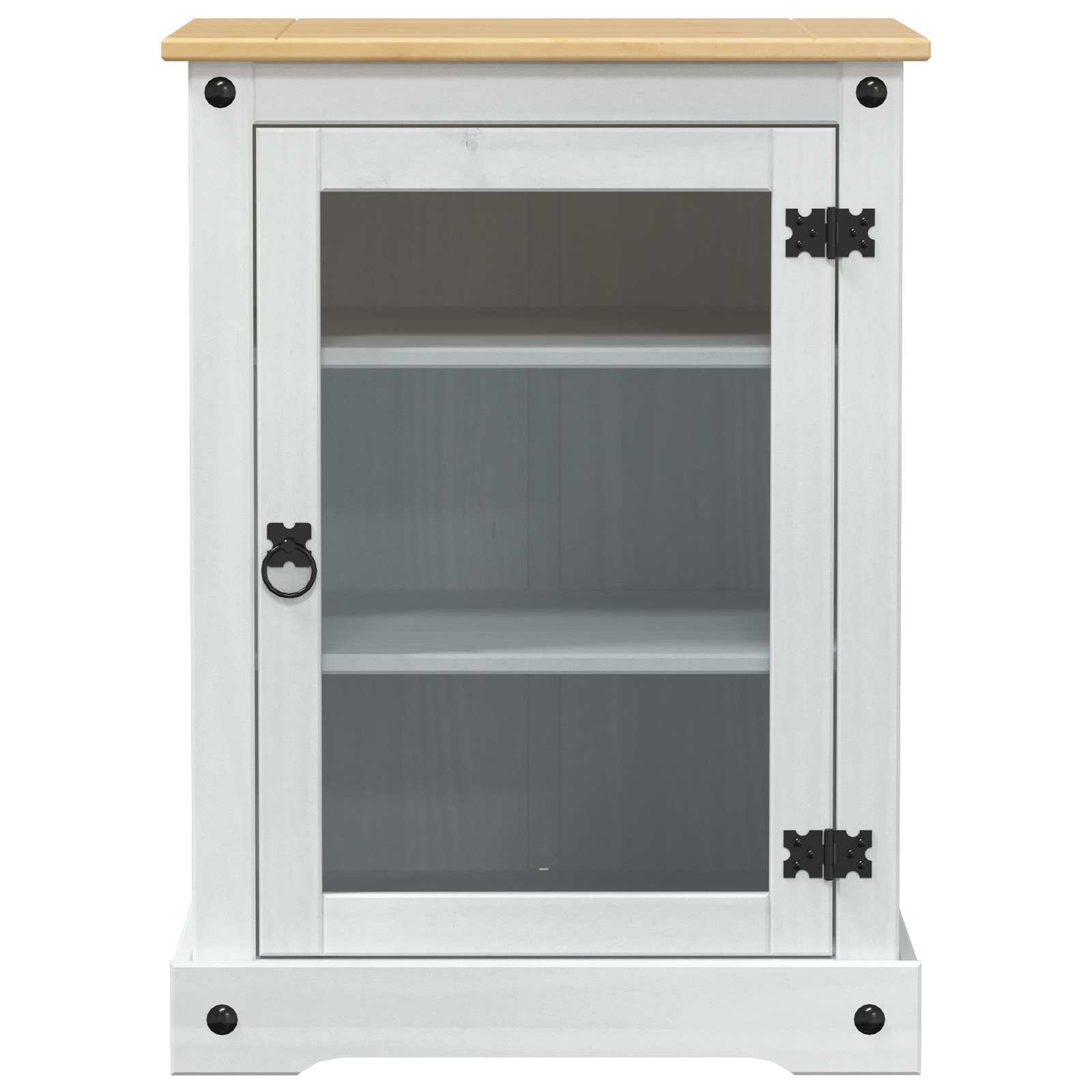 Mobile HiFi Bianco 60 x 50 x 82 cm Pino massello