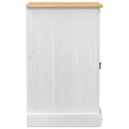 Mobile HiFi Bianco 60 x 50 x 82 cm Pino massello