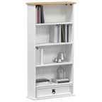 Mobile per CD Bianco 52 x 17.5 x 103 cm Pino massello